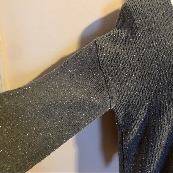 Nice gray silver sweater 0c size L - Picture 4 of 9